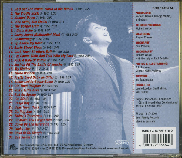 He's Got The Whole World In His Hands (CD)