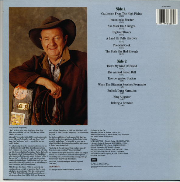 Cattlemen From The High Plains And Other Places (LP)