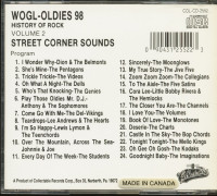 Aperçu: WOGL-OLDIES 98 - History Of Rock Vol.2 - Street Corner Sounds (CD) Aperçu: WOGL-OLDIES 98 - History Of Rock Vol.2 - Street Corner Sounds (CD)