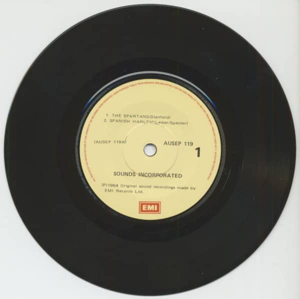 Sounds Incorporated (EP, Australian 7inch EP Series, 45rpm, PS, SC)