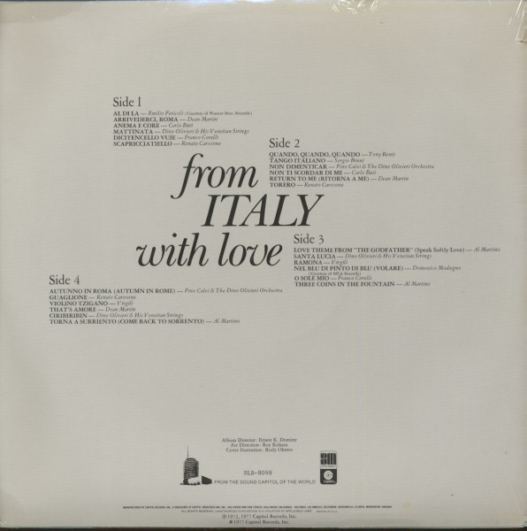 From Italy With Love (2-LP)