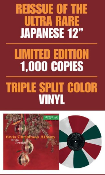 Elvis' Christmas Album - Japan (LP, colored Vinyl, Ltd.)