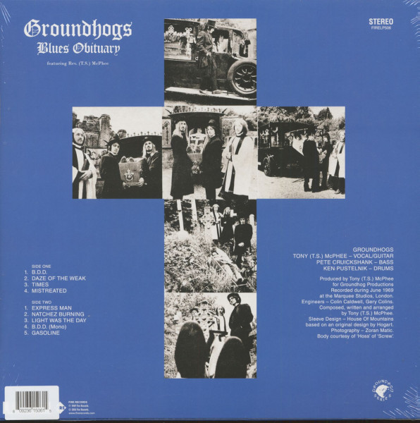 Blues Obituary (LP, Ltd., Blue Vinyl)
