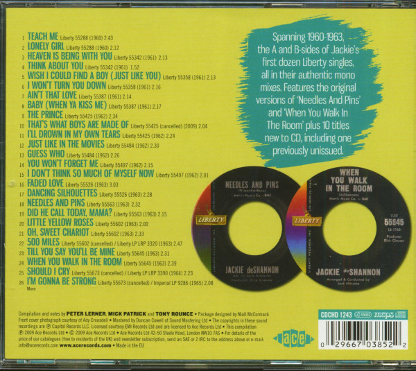 You Won't Forget Me - The Complete Liberty Singles Vol.1 (CD)