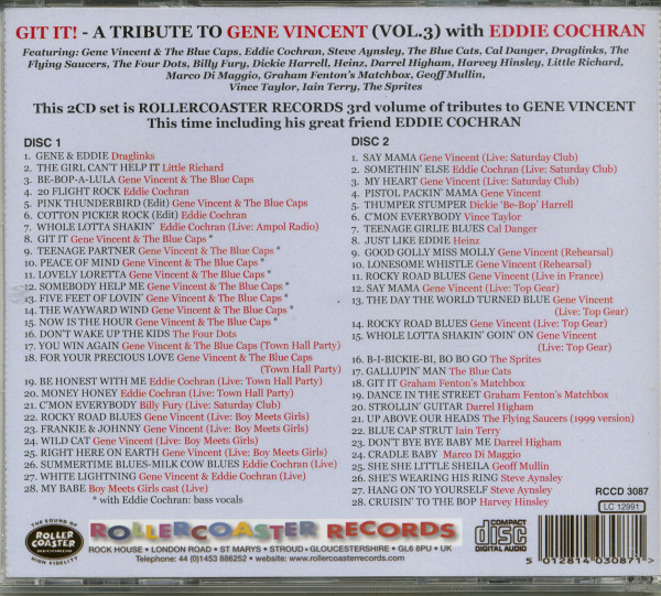 Git It! - A Tribute To Gene Vincent Vol.3 (2-CD)