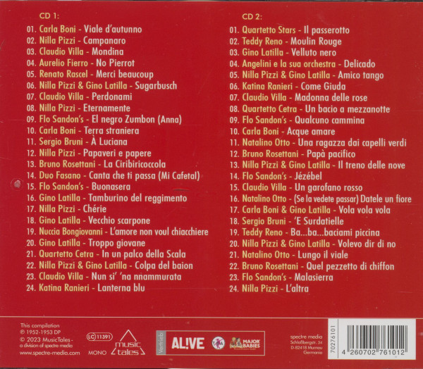 Le Canzoni Dell'Anno 1953 (2-CD)