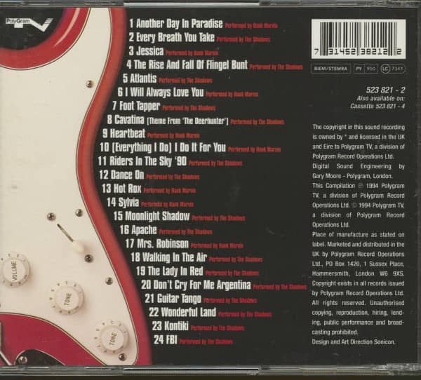 The Best Of Hank Marvin & The Shadows (CD)