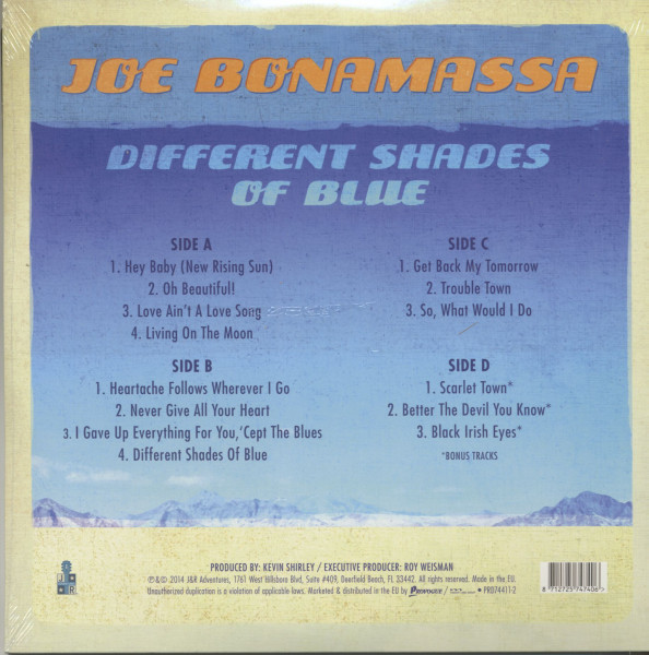 Different Shades Of Blue (2-LP, 180g colored Vinyl)