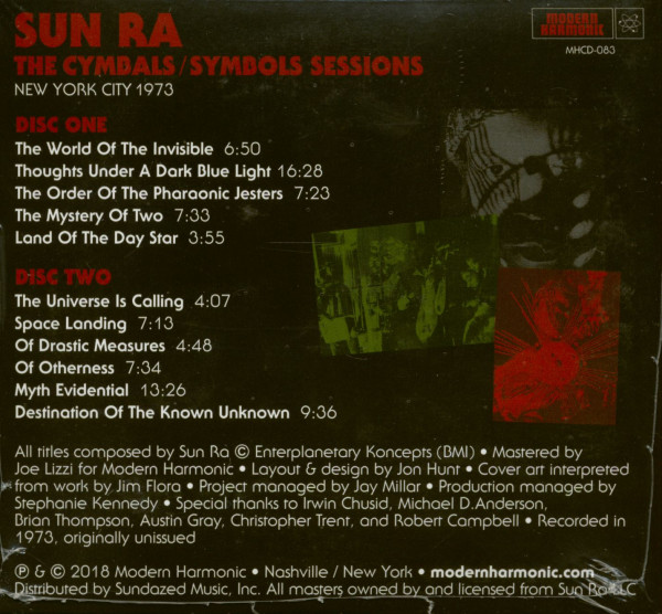 The Cymbals - Symbols Sessions - New York City 1973 (2-CD)
