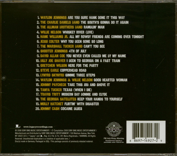 Outlaw Country - The Very Best Of (CD)