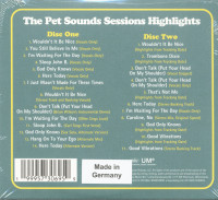 Aperçu: The Pet Sounds Sessions Highlights (2-CD) Aperçu: The Pet Sounds Sessions Highlights (2-CD)