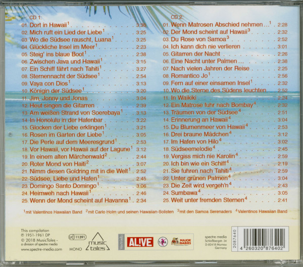 Südseemelodie: 50 große Erfolge (2-CD)