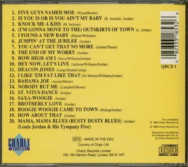 Five Guys Named Moe (CD)