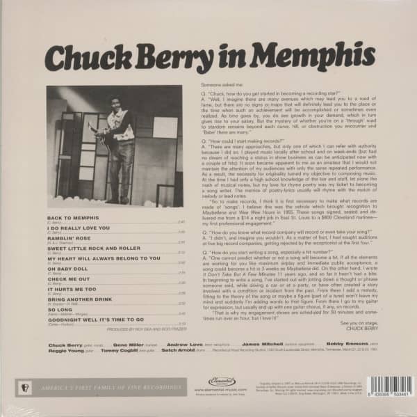 Chuck Berry In Memphis (LP)