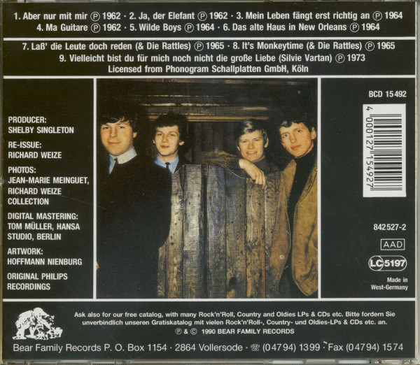 Johnny Hallyday Meets The Rattles (CD)