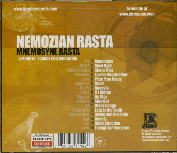 Nemozian Rasta - A Midnite - I Grade Collaboration (CD)