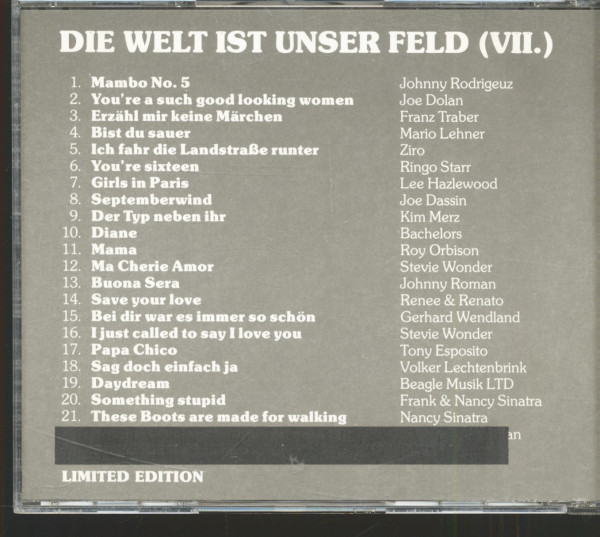 Die Welt ist unser Feld VII (CD)