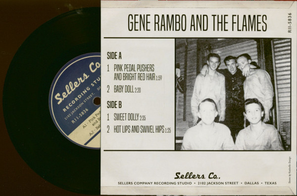 Gene Rambo And The Flames (7inch, EP, 45rpm, PS, SC)