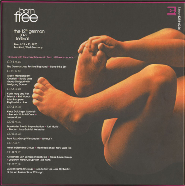 Born Free - The 12th German Jazz Festival (9-CD)