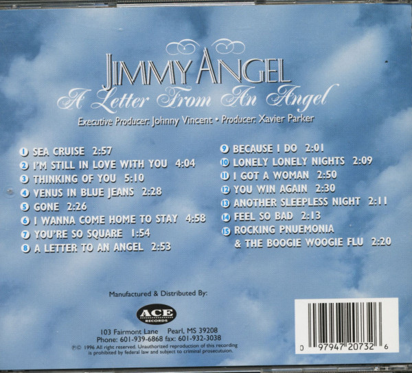 A Letter From An Angel (CD)