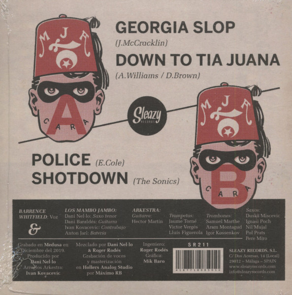 Barrence Whitfield & Los Mambo Jambo Arkestra (7inch, 45rpm, EP, SC)