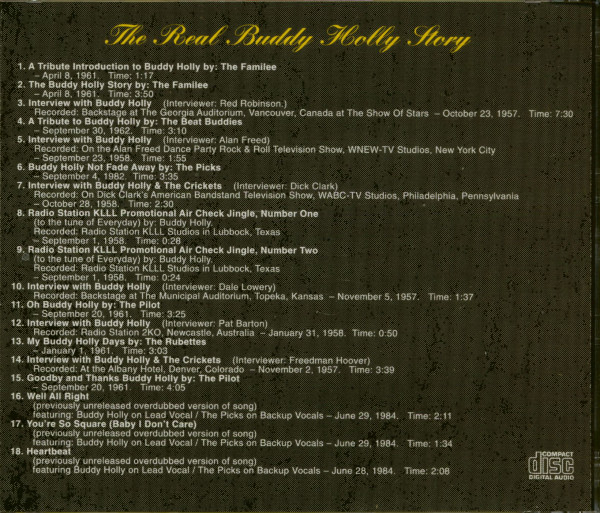 The Real Buddy Holly Story (CD)