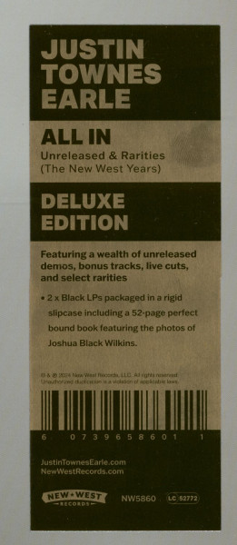 All In - Unreleased & Rarities - The New West Years (2-LP Deluxe Edition)