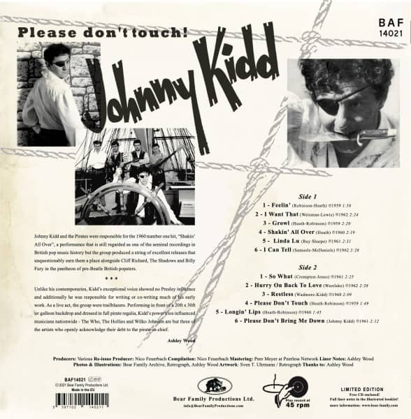 Please Don't Touch! (LP & CD, 10inch, 45rpm)
