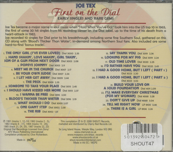 First On The Dial - Early Singles & Rare Gems (CD)