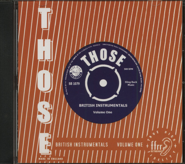 Those British Instrumentals Vol.1 (CD) Those British Instrumentals Vol.1 (CD)