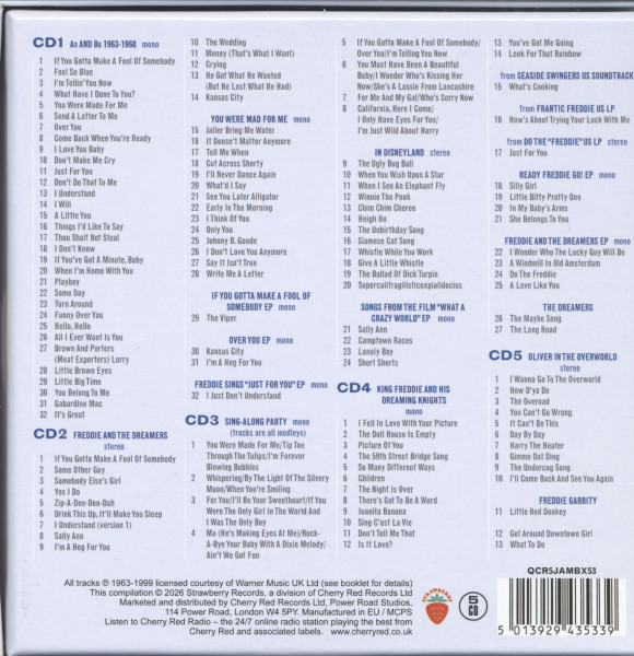 You Were Made For Me - The Complete Recordings 1963-1970 (5-CD Box)