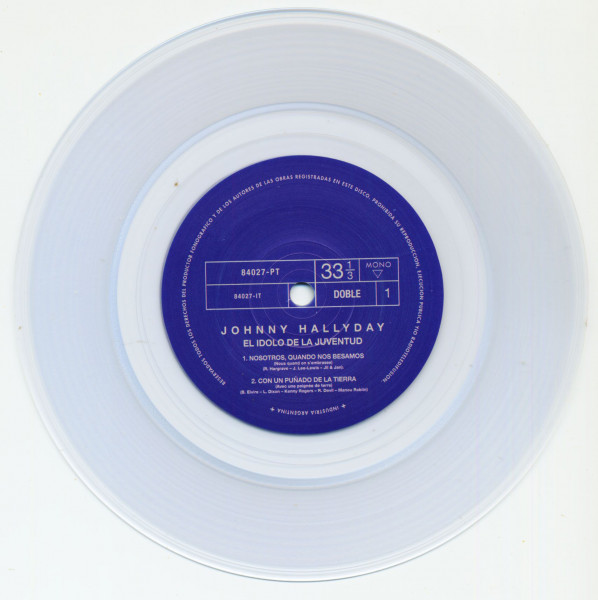 El Idolo De La Juventud (7inch, EP, 45rpm, PS, SC, Clear Vinyl, Ltd.)