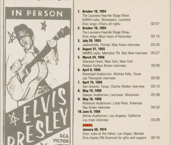 Word For Word Vol.1 - What Elvis said and exactly how he said it...(CD)