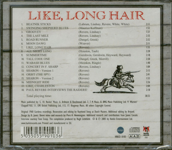 Like, Long Hair (CD)