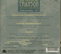 Aperçu: Various Teil 1 - Das deutsche Chanson 3CD Aperçu: Various Teil 1 - Das deutsche Chanson 3CD