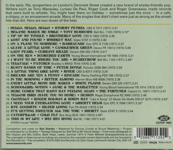Chip Shop Pop - The Sound Of Denmark Street 1970 - 1975 (CD)