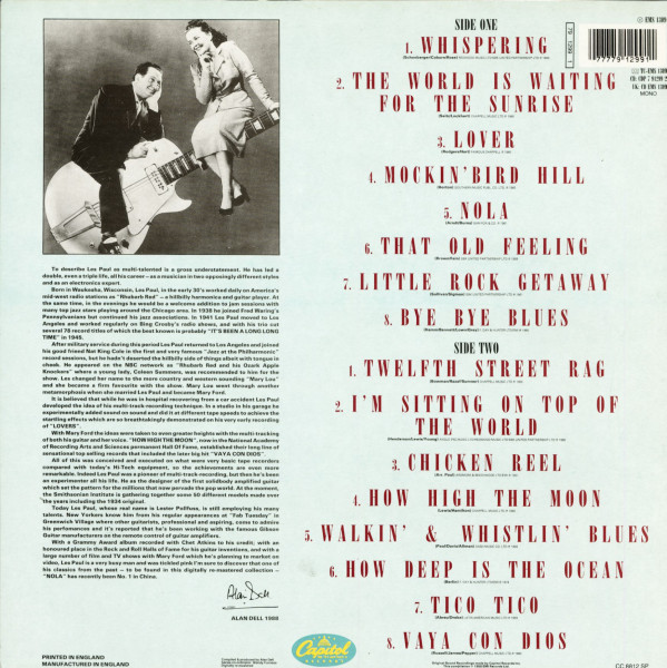 The Best Of Les Paul And Mary Ford - The Capitol Years (LP)