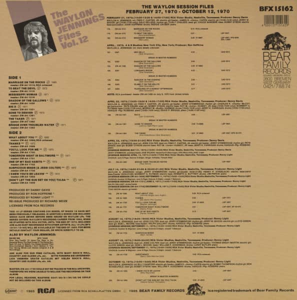 The Waylon Jennings Files Vol.12 (LP)
