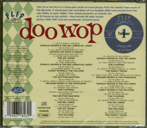 Flip Doo Wop Vol.1 (CD)