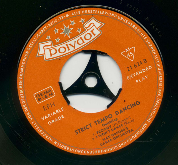 Strict Tempo Dancing - Quickstep (7inch, 45rpm, EP, PS)