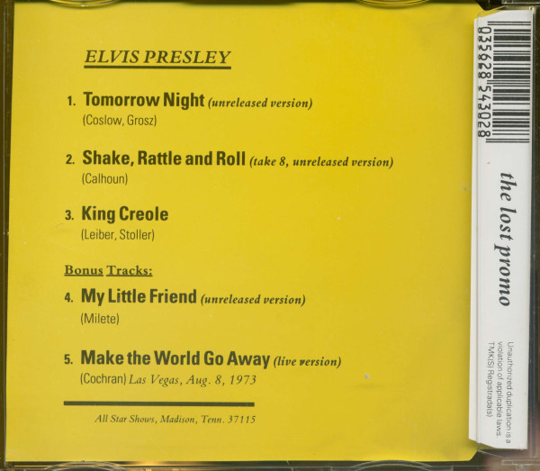 The Lost Promo (CD)