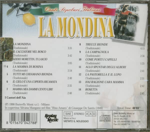 La Mondina (CD)