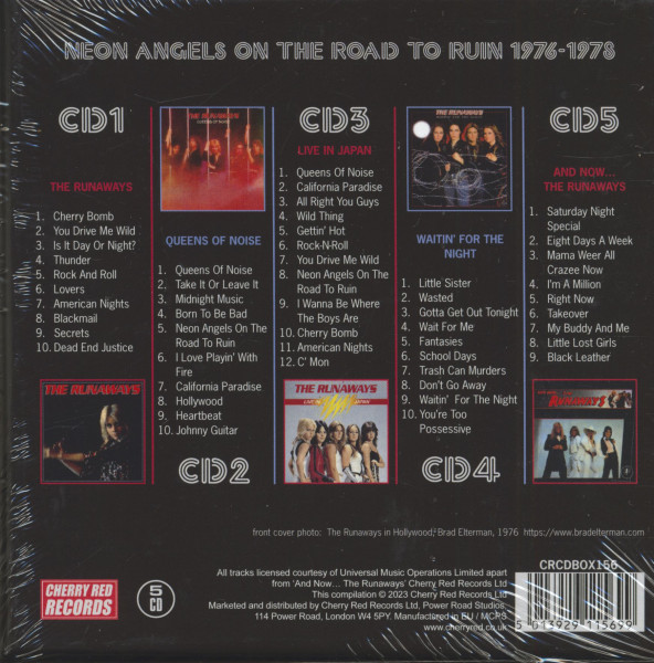 Neon Angels On The Road To Ruin 1976 - 1978 (5-CD Box)