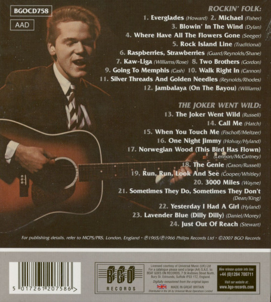 Rockin' Folk - The Joker Went Wild (CD)