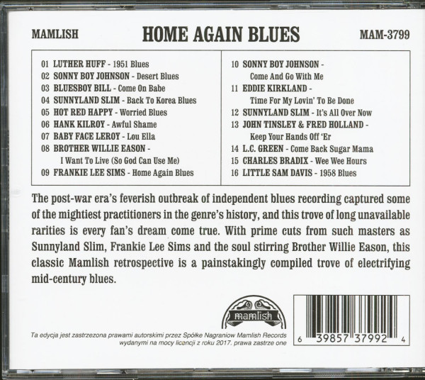Home Again Blues (CD)