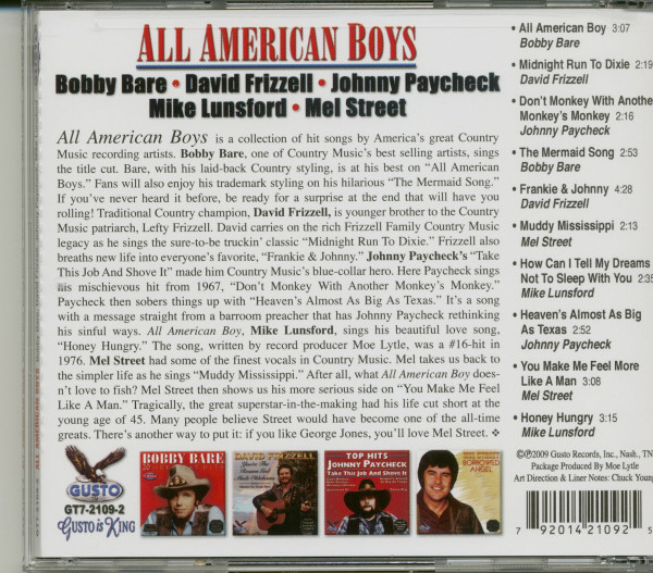 All American Boys (CD)