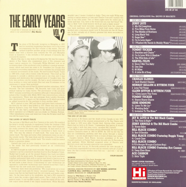 Hi Records - The Early Years: Vol. 2 (2-LP)