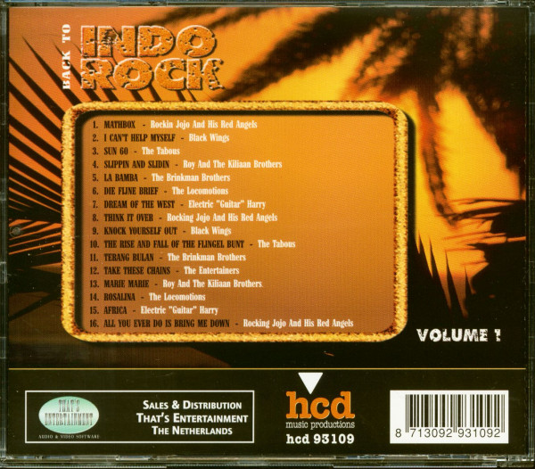 Back To Indo Rock Vol.1 (CD)