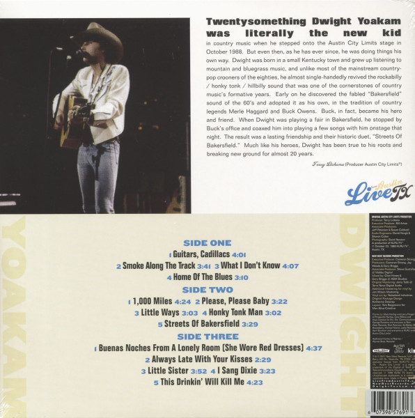 Live From Austin, Tx (2-LP, colored 180g Vinyl, Ltd.)