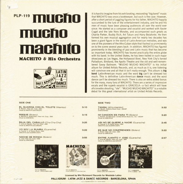 Mucho Mucho Machito (LP)